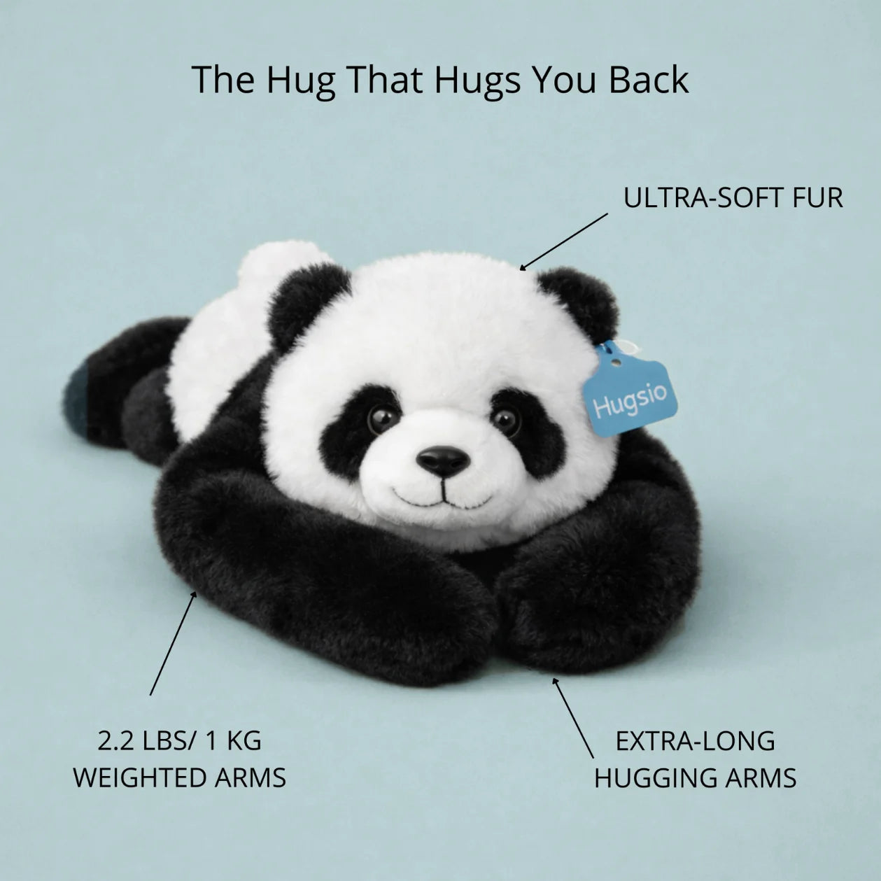 Pandie Weighted Hug Plush