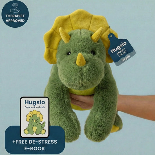 Dino Weighted Hug Plush