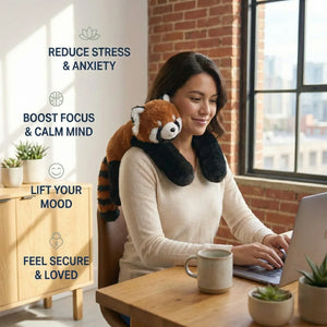 Hugsio Rockie weighted raccoon plush - deep pressure therapy toy