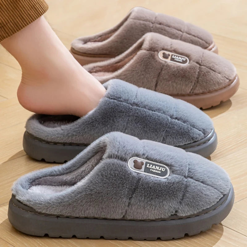 Warm Winter Slippers - Non-Slip