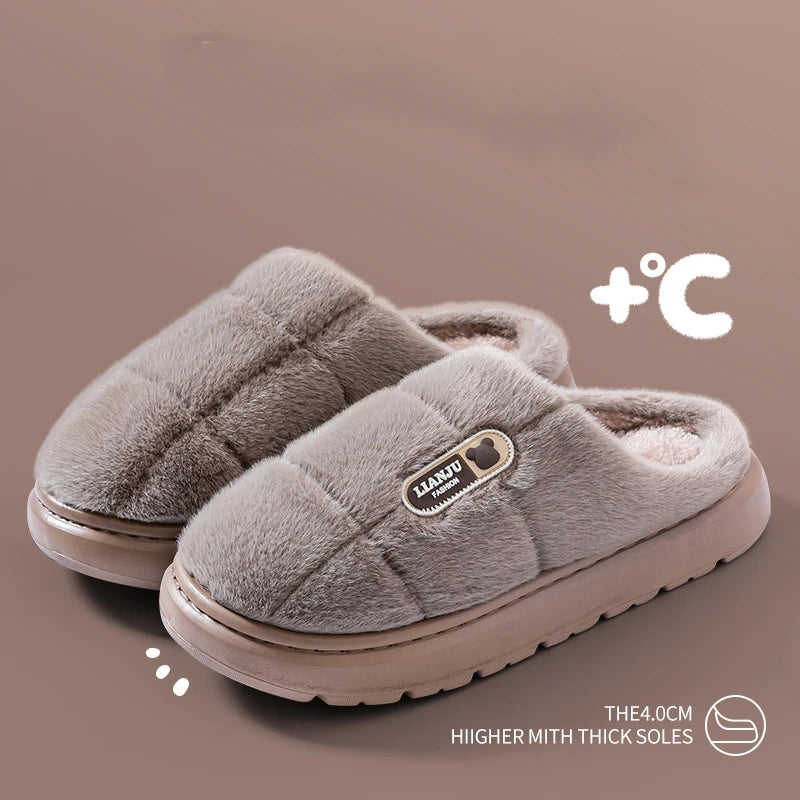 Warm Winter Slippers - Non-Slip