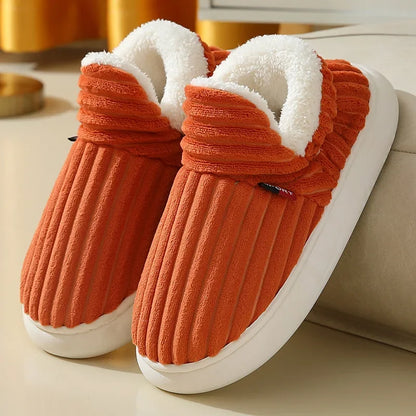 Fleece-Lined Winter Slippers