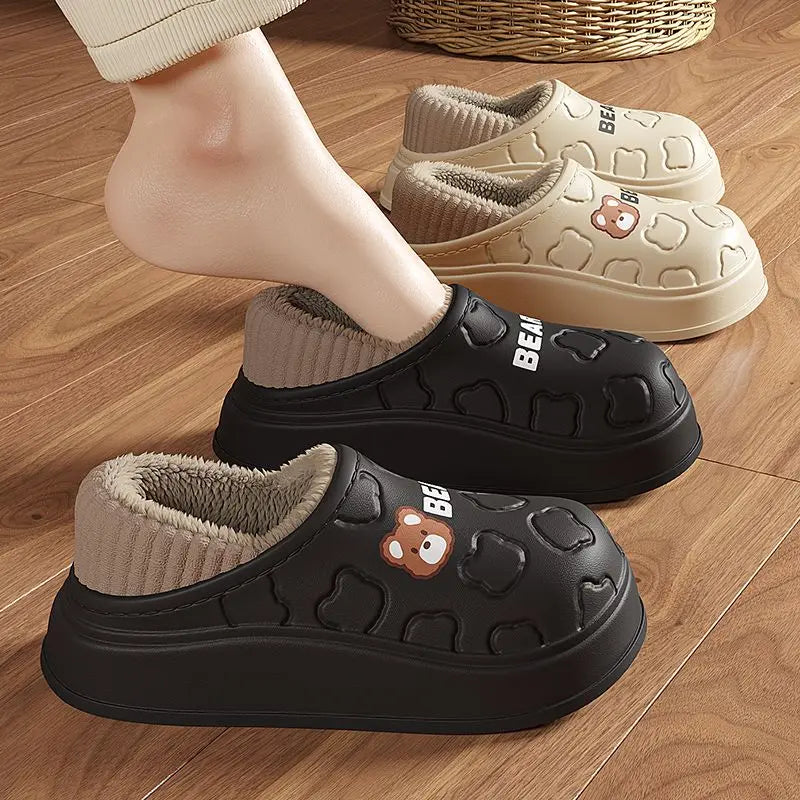 Waterproof Winter Slippers - Indoor/Outdoor