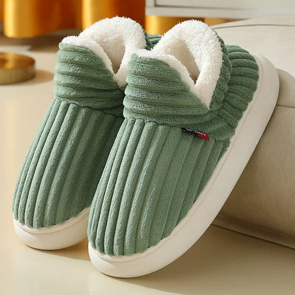 Fleece-Lined Winter Slippers