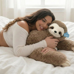 Hugsio Slowie weighted sloth plush - comforting gift for anxiety